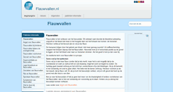 Desktop Screenshot of flauwvallen.nl