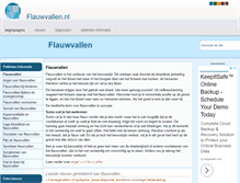 Tablet Screenshot of flauwvallen.nl